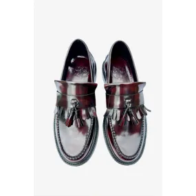 Delicious Junction - Rude Boy Oxblood - Tassel Loafer