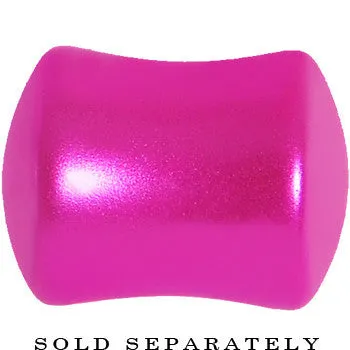 1/2 Hyacinth Pink Metallic Pearl Acrylic Saddle Plug