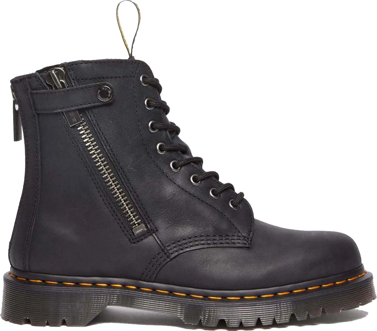 1460 Alt Zip Waxed Full Grain Boots - Men’s|-|Bottes 1460 Alt en cuir Full Grain à lacets - Homme