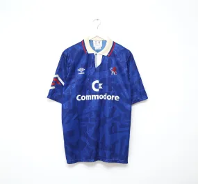 1991/93 CHELSEA Vintage Umbro Home Football Shirt (XL) Commodore BNWOT