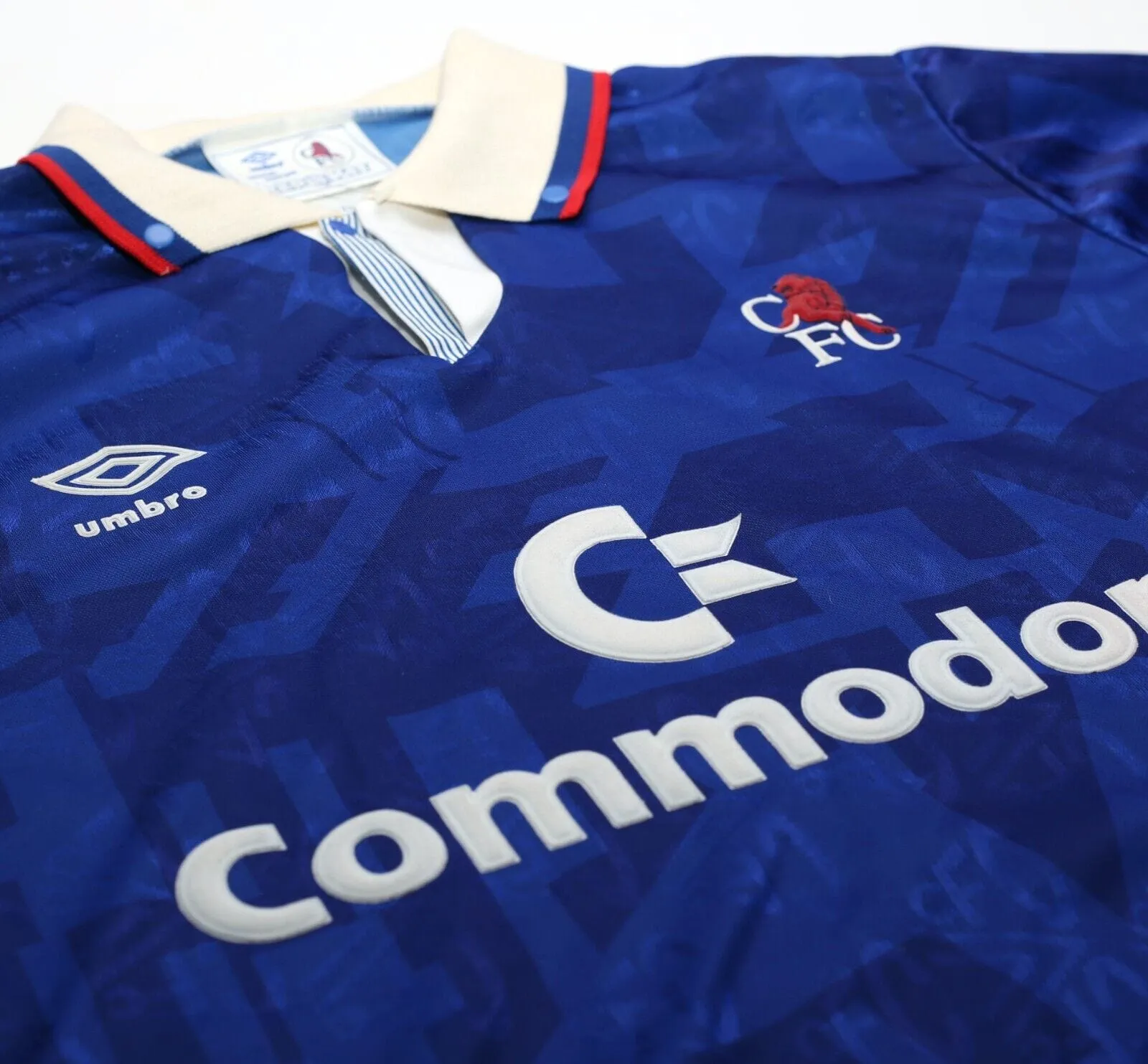 1991/93 CHELSEA Vintage Umbro Home Football Shirt (XL) Commodore BNWOT