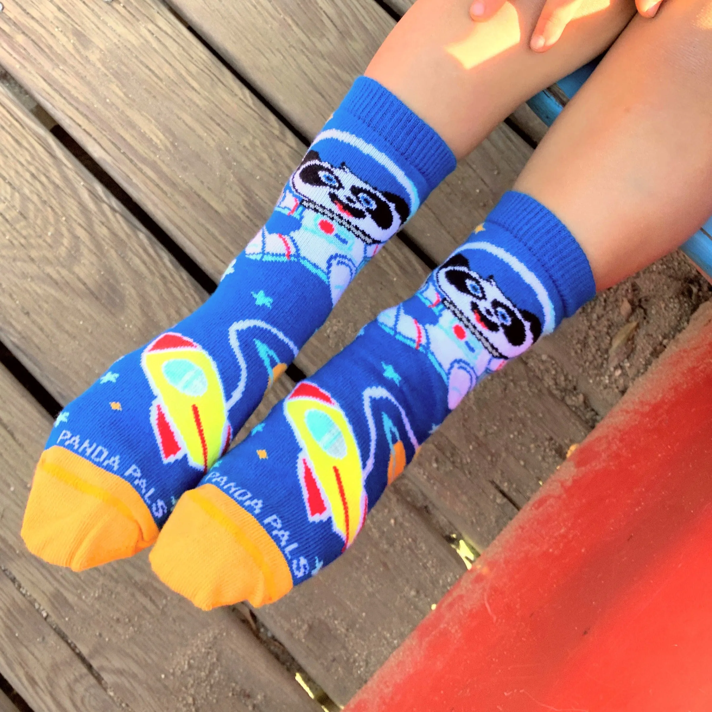 Astronaut Panda in Space Socks from the Sock Panda (Ages 3-7)