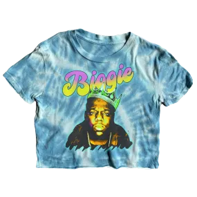 Biggie Tie Dye Not-Quite Crop Tee