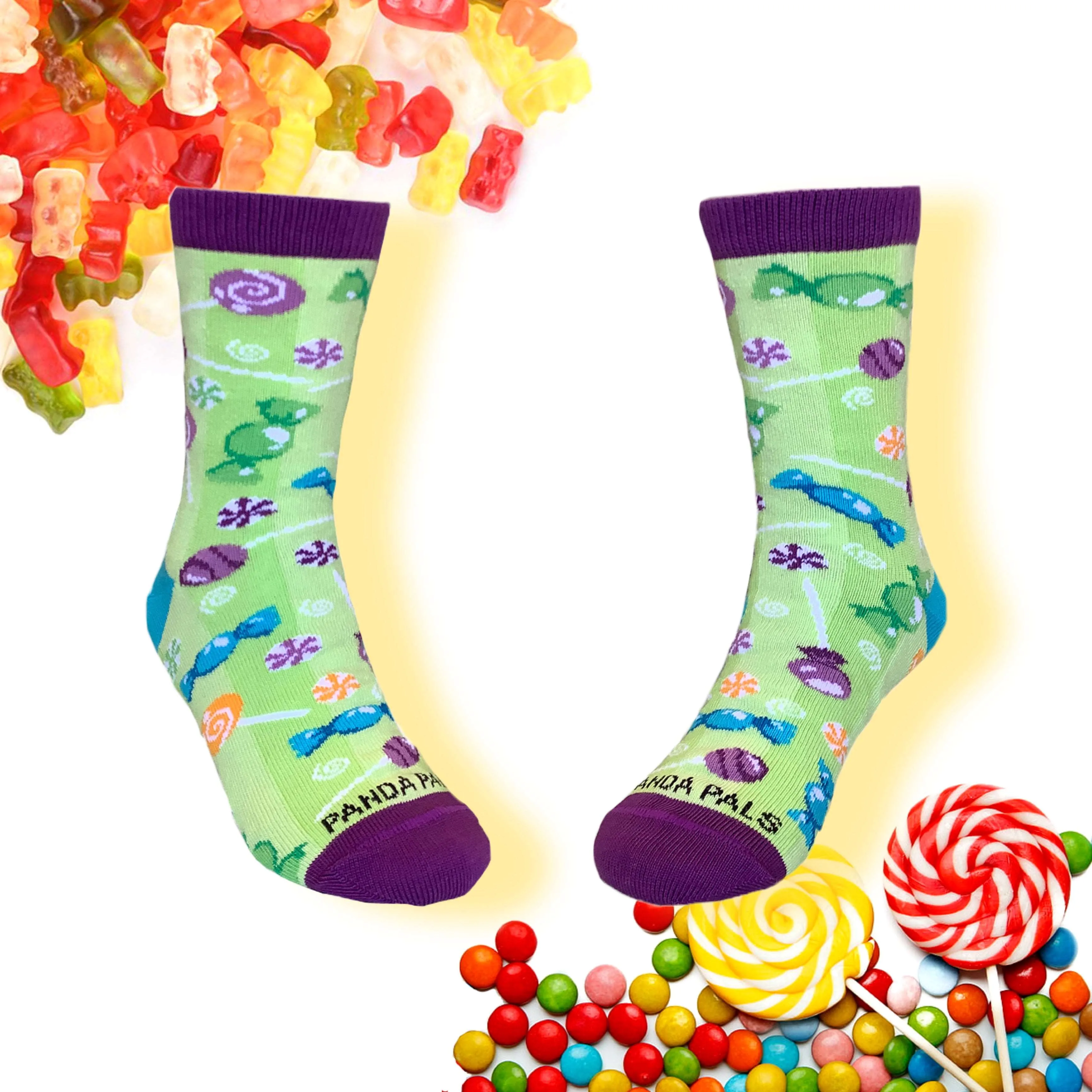 Candy Party Socks (Ages 3-7) from the Sock Panda