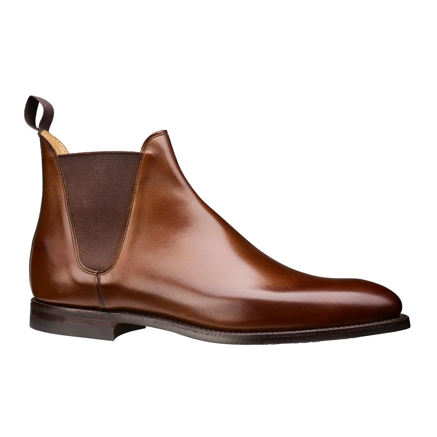 Chelsea 8 Dark Brown Burnished Calf