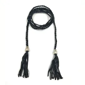 Diligent Leather Cord Rope Tassel Waist Belt