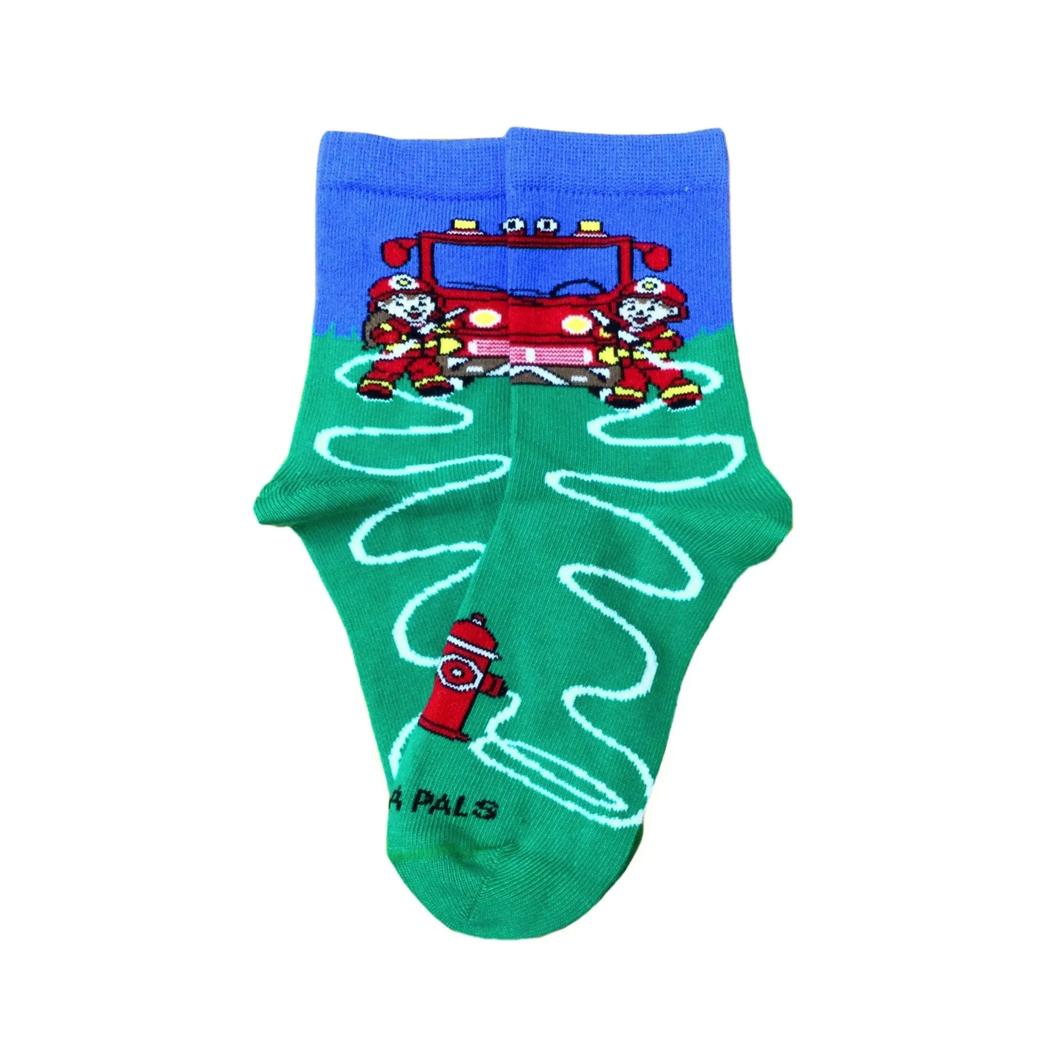 Fire Fighters and Truck Socks (Ages 3-7)