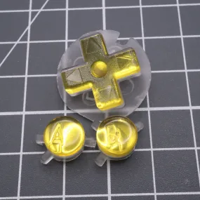 Game Boy Color Custom Chrome Gold Buttons