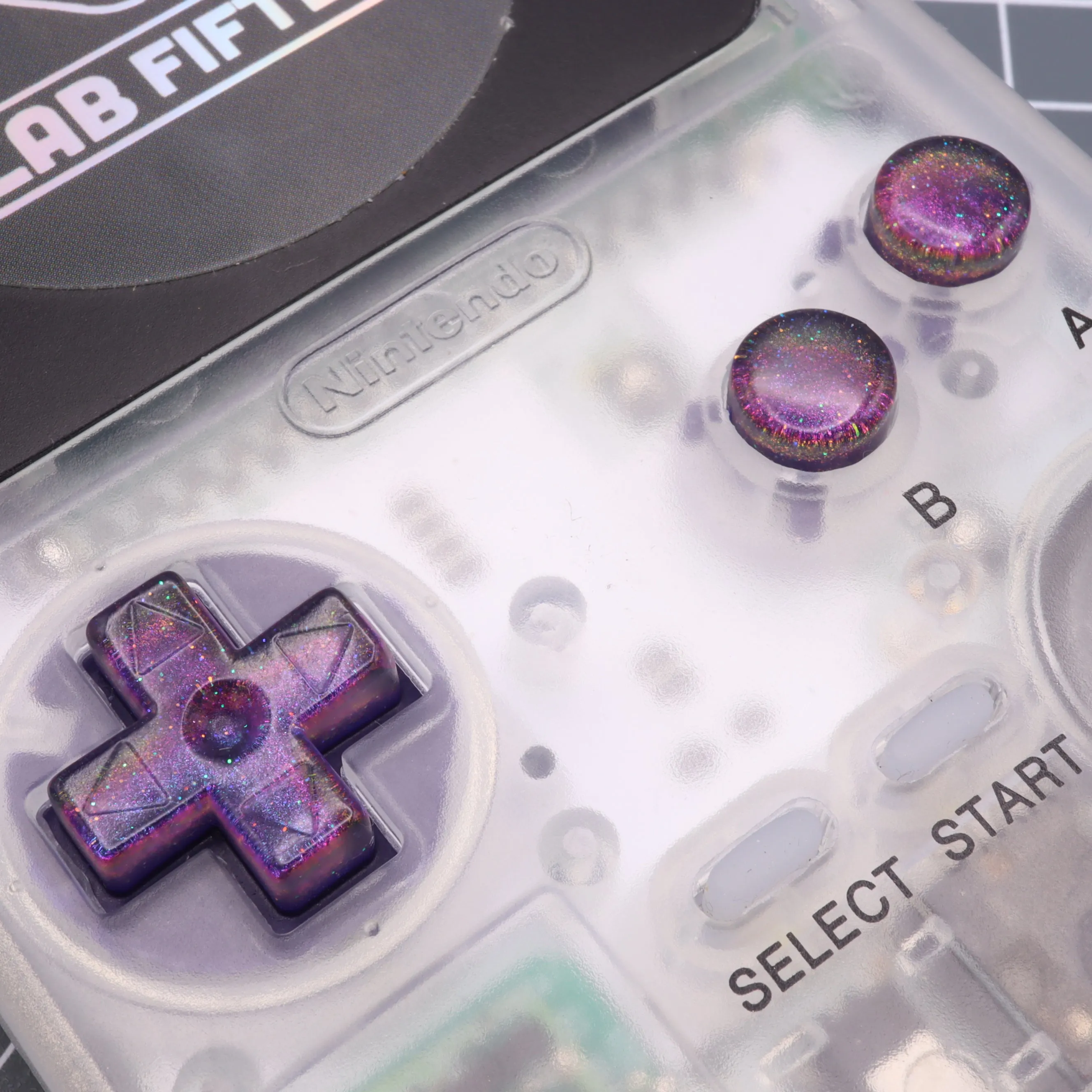 Game Boy Pocket Custom Cosmic Purple Buttons