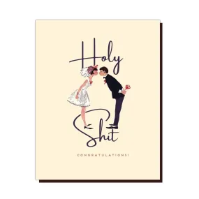 Holy Shit Congratulatoins! | Wedding Card