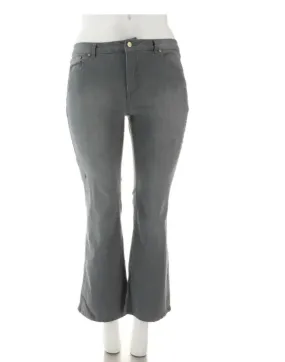 Isaac Mizrahi Live! Petite TRUE DENIM Boot Cut Jeans Grey	Petite 2