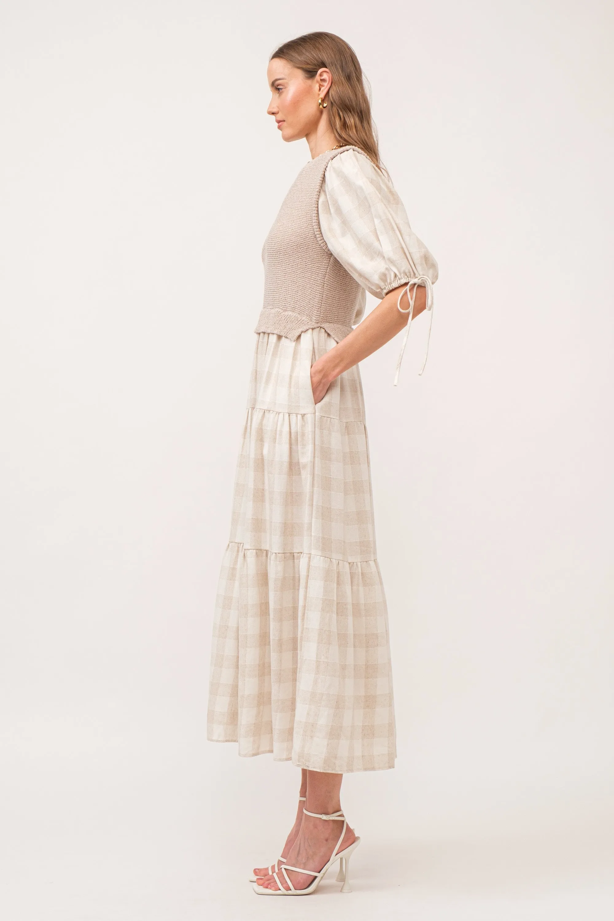 Luisa Gingham Midi