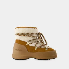 LUNA LOW SHEARLING SNOW BOOTS