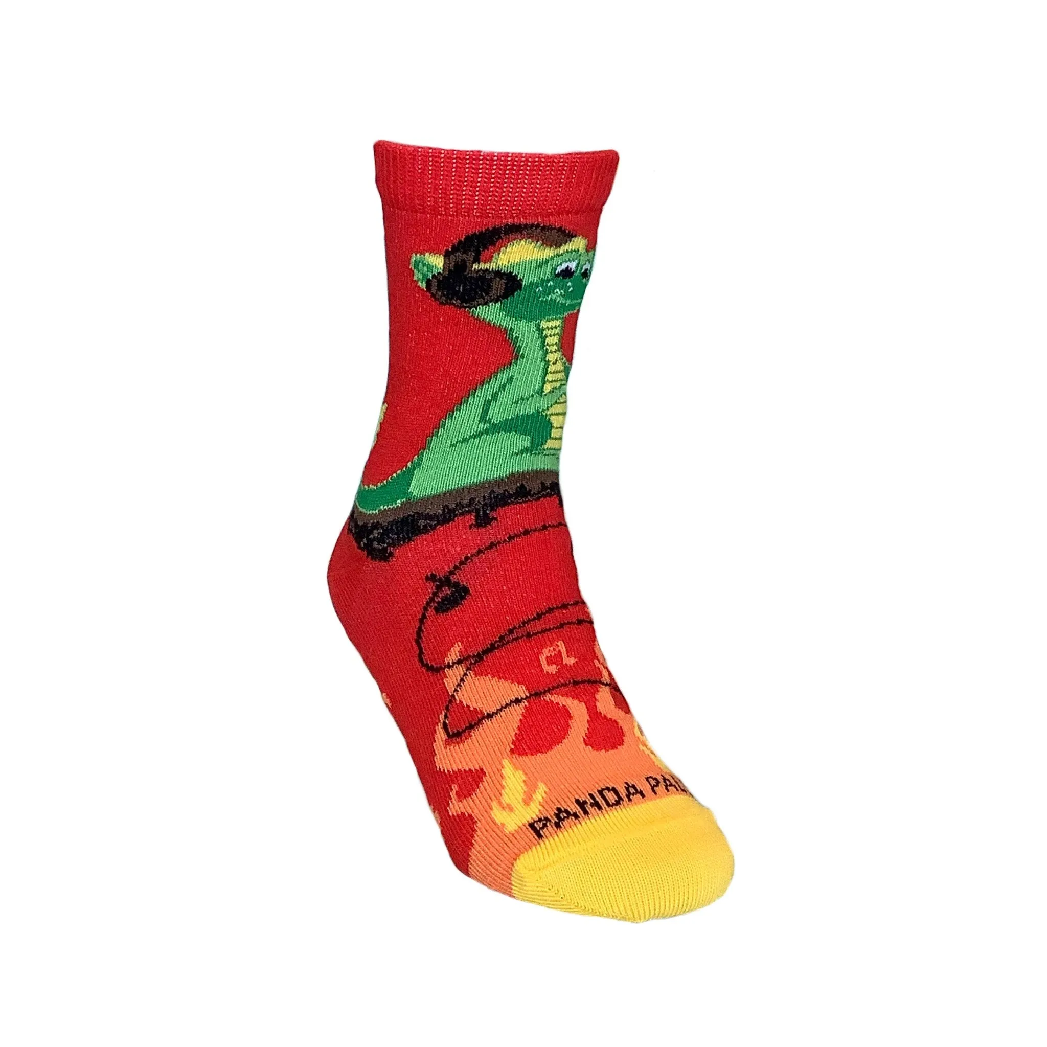 Music Dragon on Fire Socks (Ages 3-7) from the Sock Panda