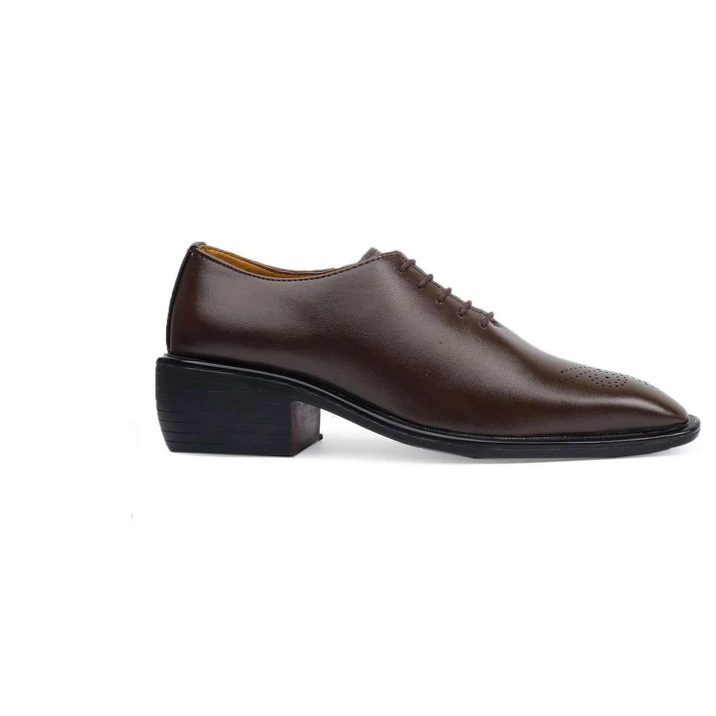 New Arrival Brown Height Increasing Casual, Formal And Party Wear Shoes-JonasParamount