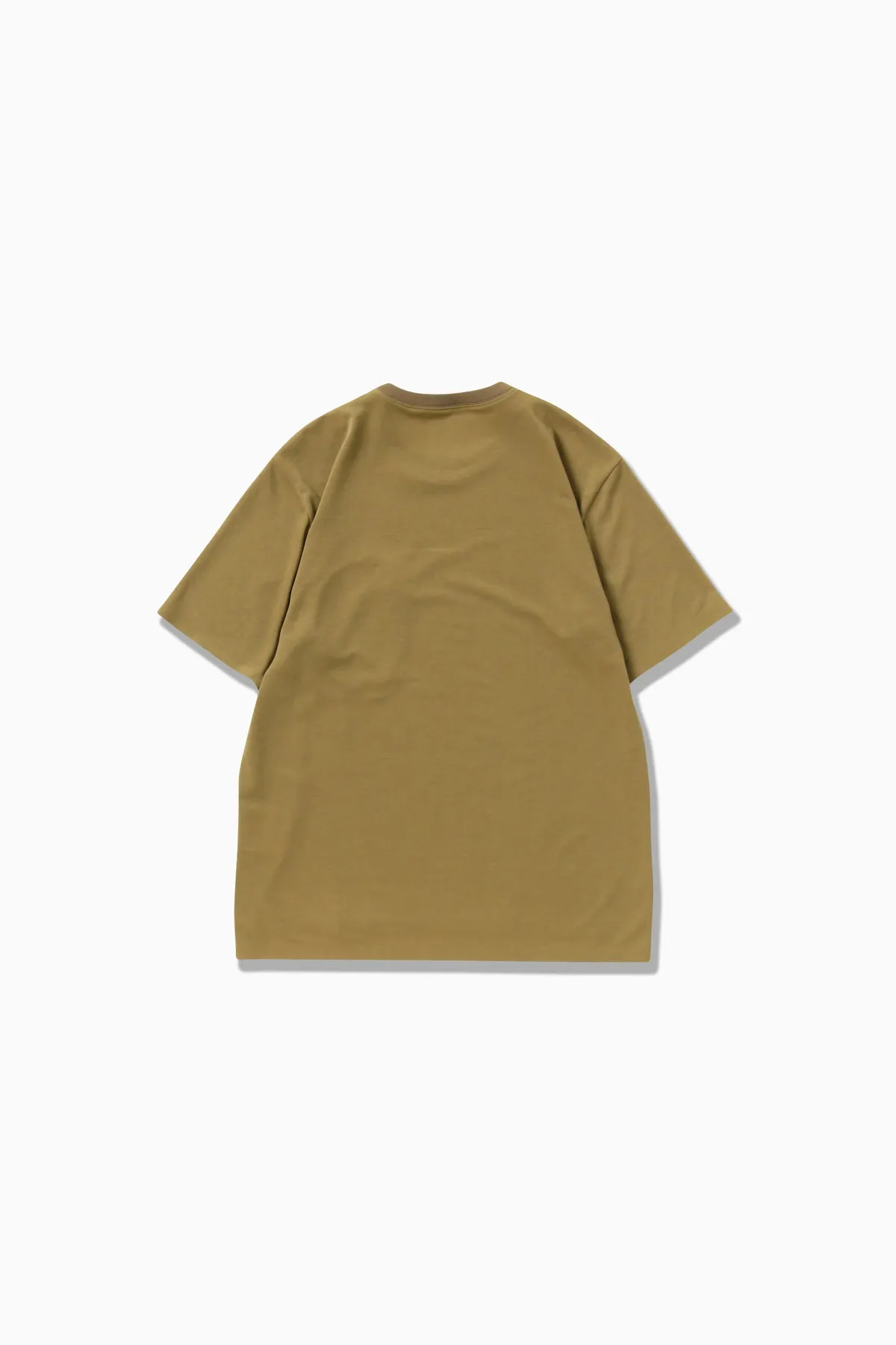 Seamless Short Sleeve Tee in Dark Beige