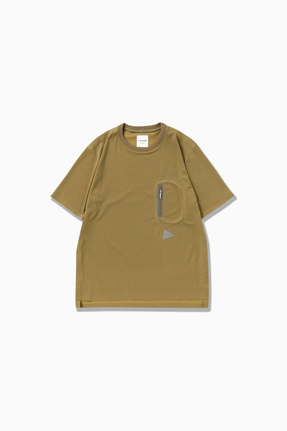 Seamless Short Sleeve Tee in Dark Beige