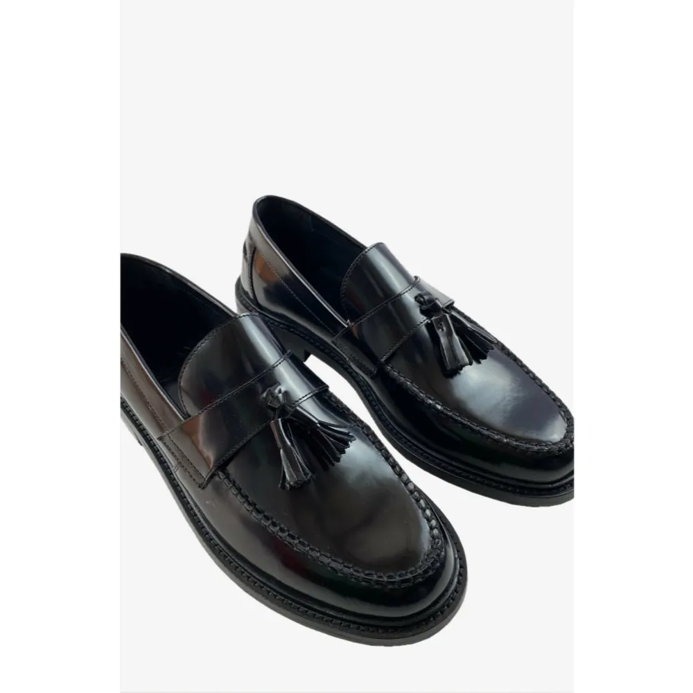 Trojan x Delicious Junction - Black - Tassel Loafer