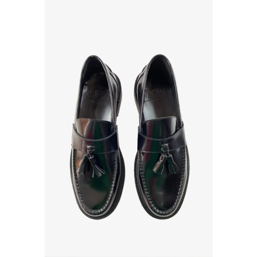 Trojan x Delicious Junction - Black - Tassel Loafer